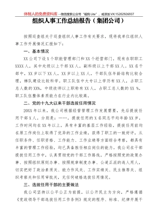 中共XX有限公司委员会关于开展全国国有企业党的建设工作会议精神贯彻落实情况“回头看”的情况报告
