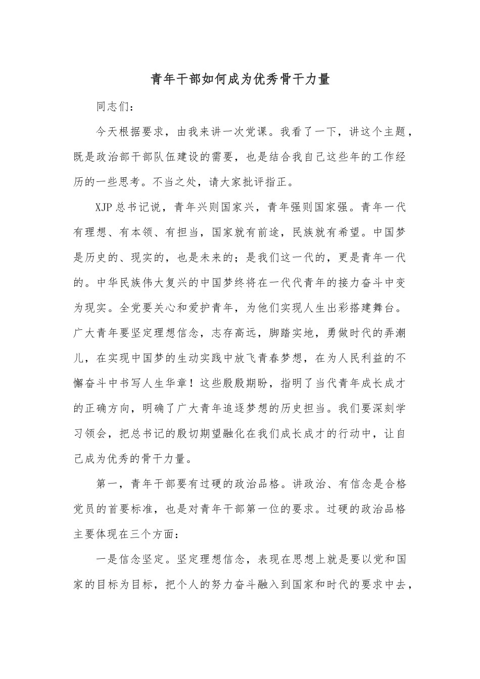 青年人才培养工作报告_第2页
