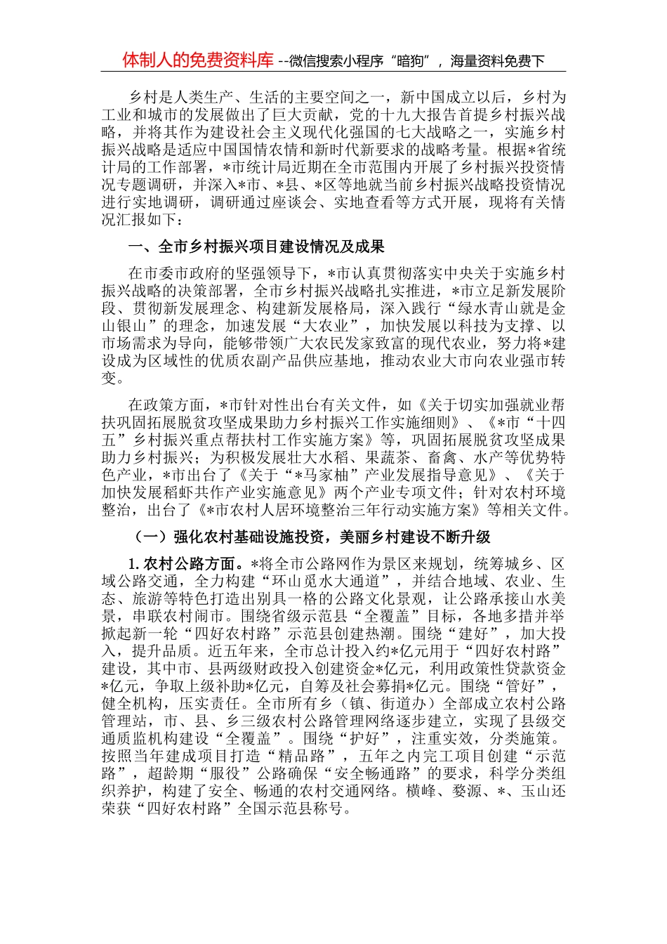 市乡村振兴投资调研报告_第2页