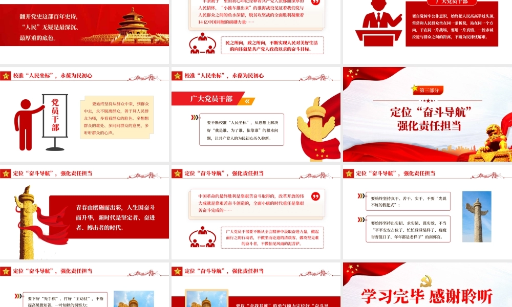民主生活会四查四看对照检查材料PPT（20220221）