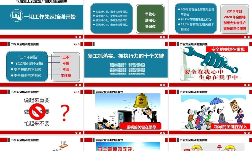 2021安全生产月主题培训--企业主要负责人及安全管理人员（安全月）