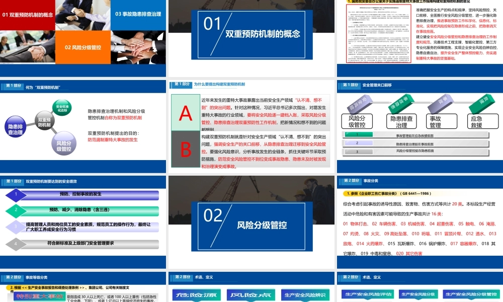 双重预防机制专题教育培训