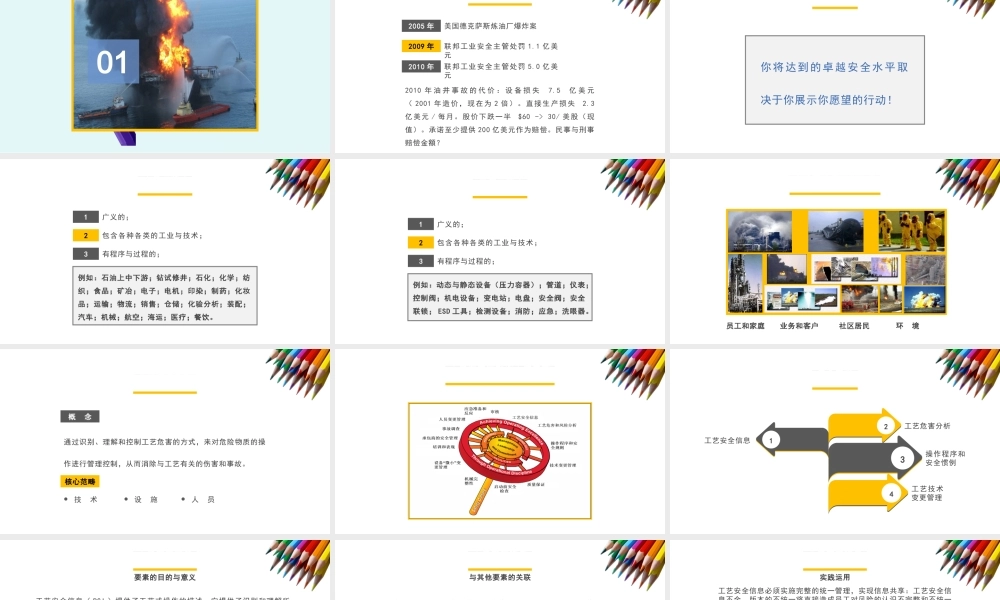 著名外企工艺安全管理PPT课件