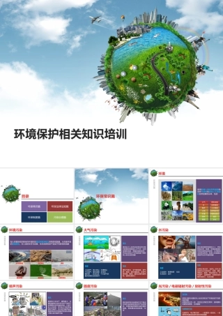 最新企业环保知识培训课件