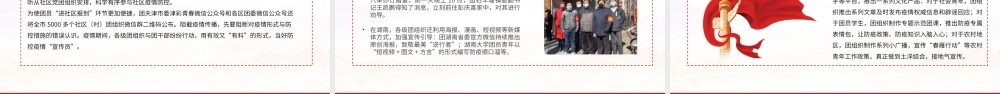 2022年共青团组织抗疫主题模板（PPT）