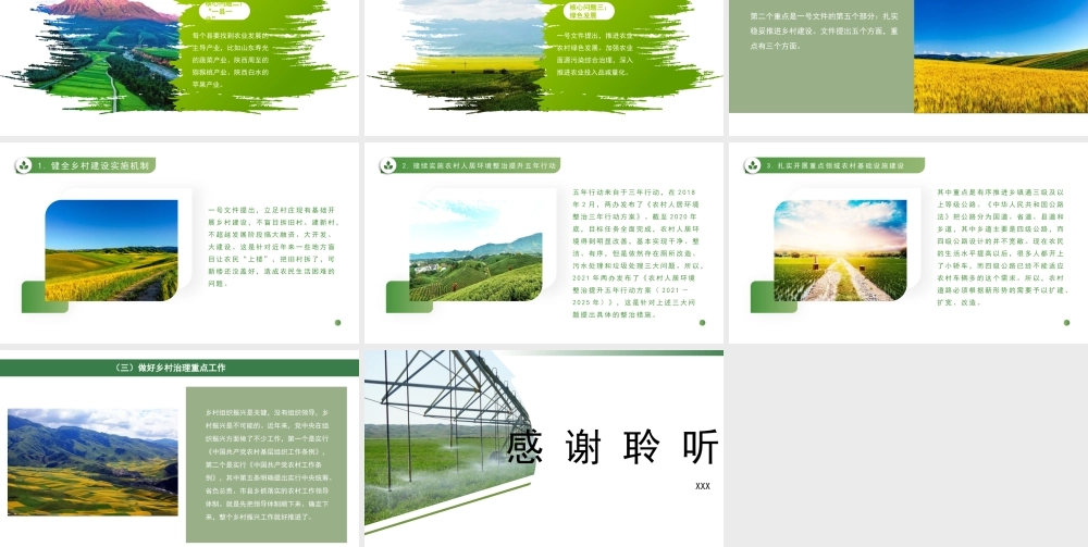 2022年一号文件精神解读模板“两条底线”与“三个重点”（PPT）