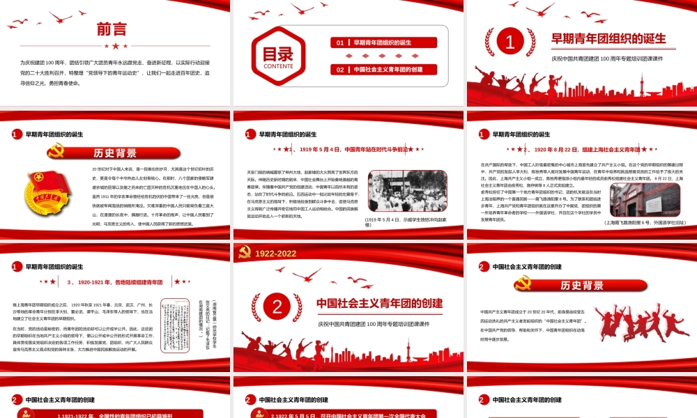 中国青年运动史PPT（20220424）