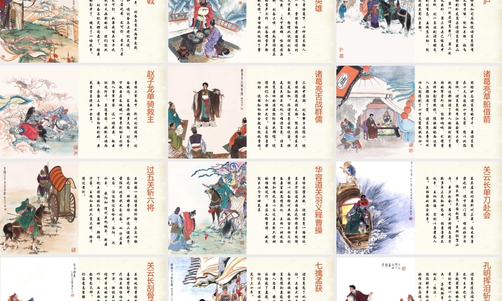 2021四大名著之三国演义名著导读介绍PPT