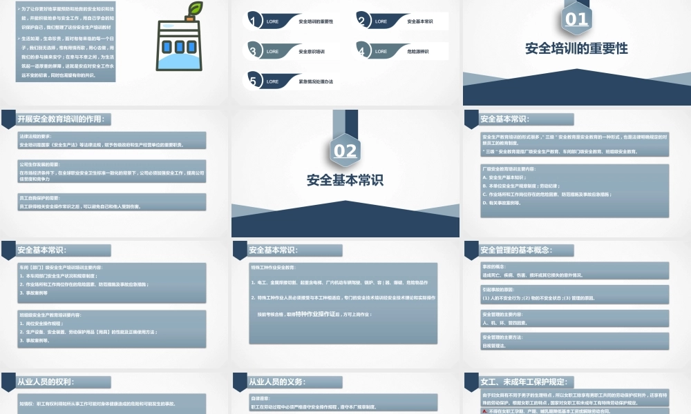 安全生产培训PPT