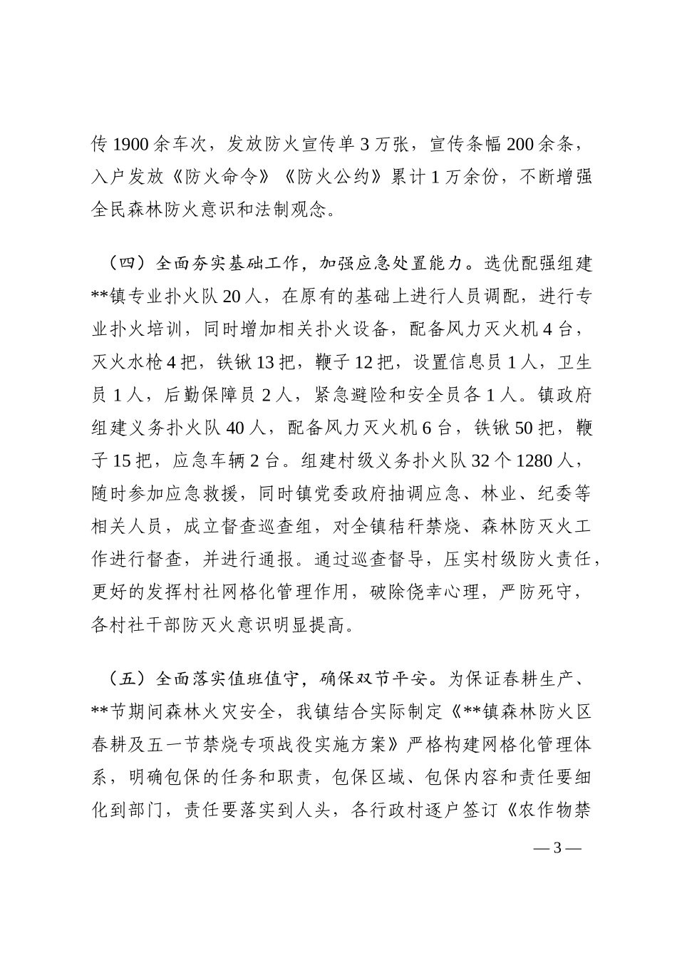 乡镇森林防灭火工作汇报202210_第3页
