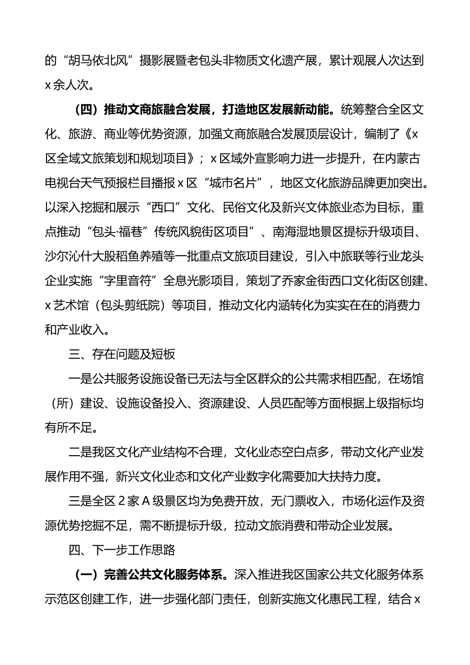 文化产业发展工作情况报告2篇 (1)202211_第3页