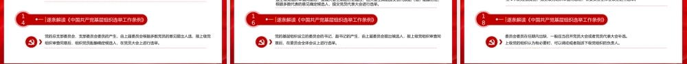 基层组织选举工作条例PPT模板（20200909）