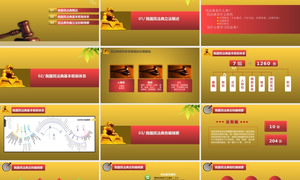 中华人民共和国民法典新规则讲座