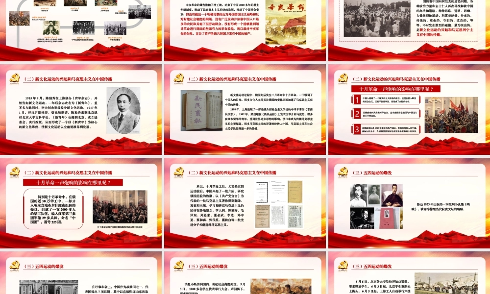 党史学习教育中国共产党的诞生