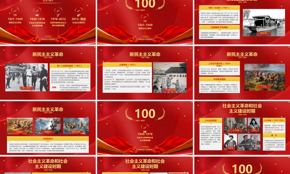 建党100周年党史学习报告