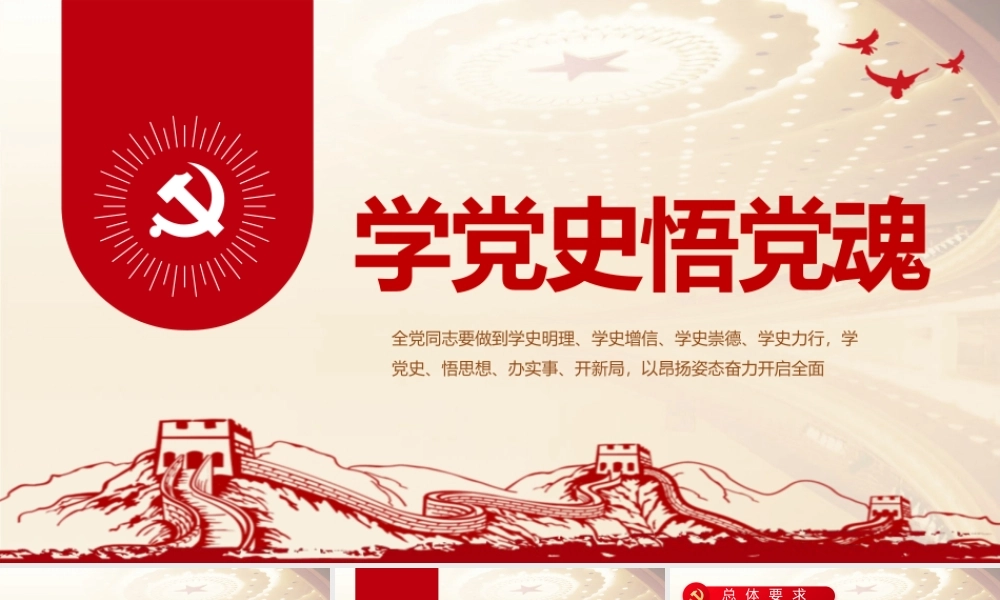 学党史悟党魂