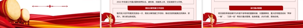 支部书记述职报告PPT模板年终工作总结汇报（20130316）