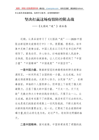 大国战役读后感