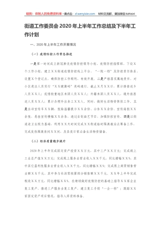道工作委员会2020年上半年工作总结及下半年工作计划