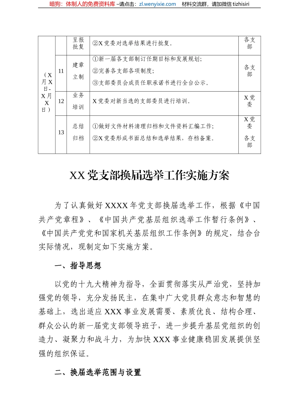 党支部换届改选材料18个_第3页