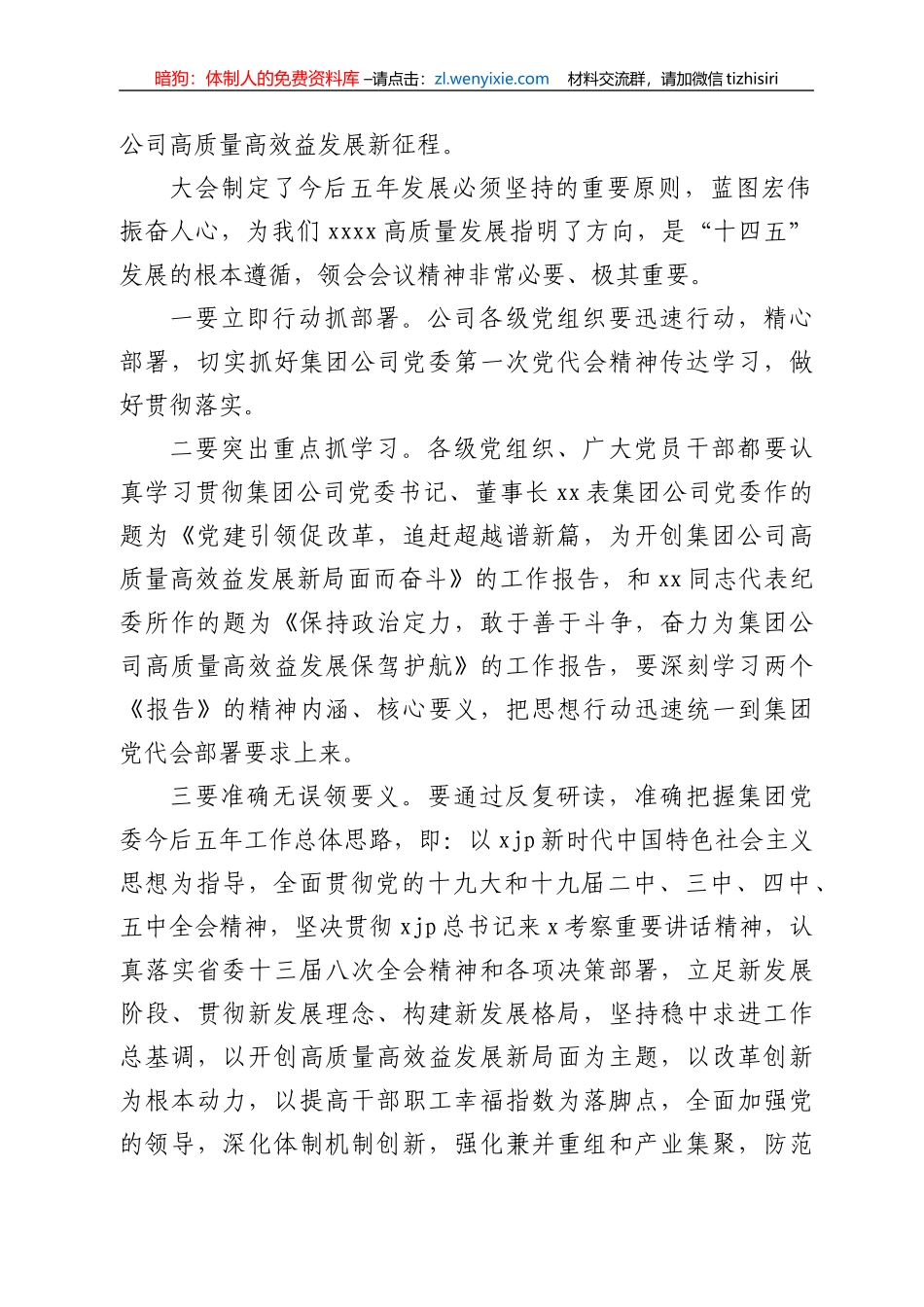 董事长在集团公司2021年第一次干部大会上的讲话_第3页