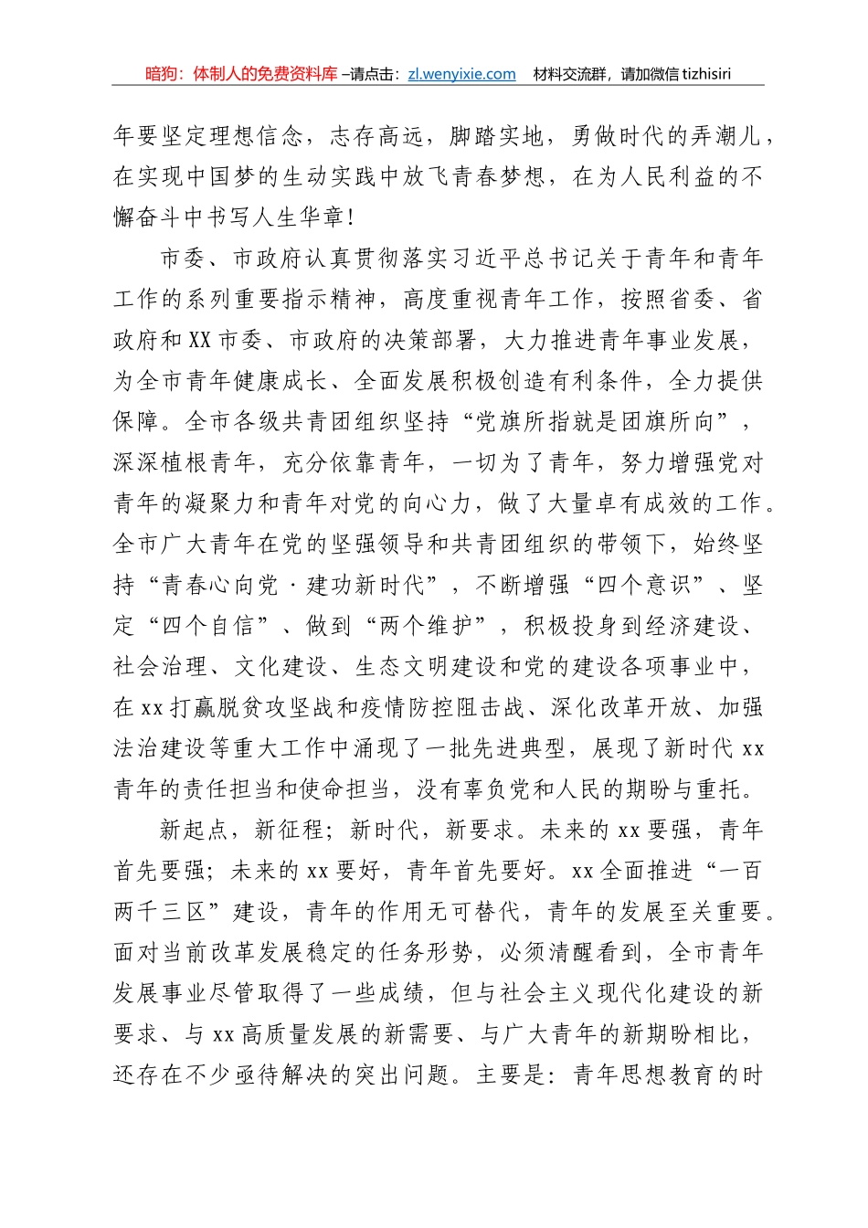 XX市中长期青年发展规划（2020—2025）_第2页