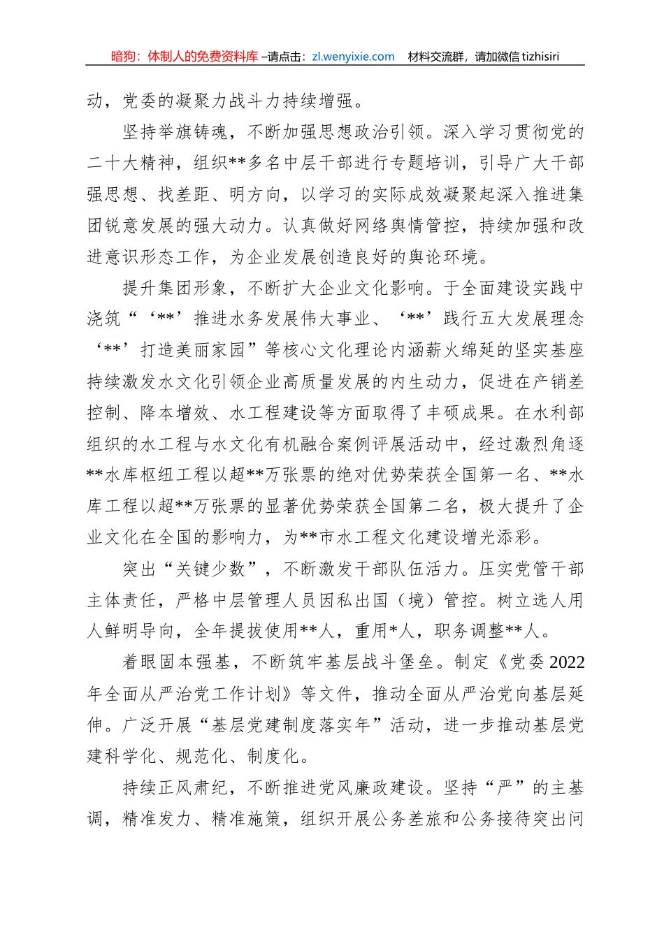 集团公司2022年工作总结会议报告及2023年集团工作目标与主要任务_第2页
