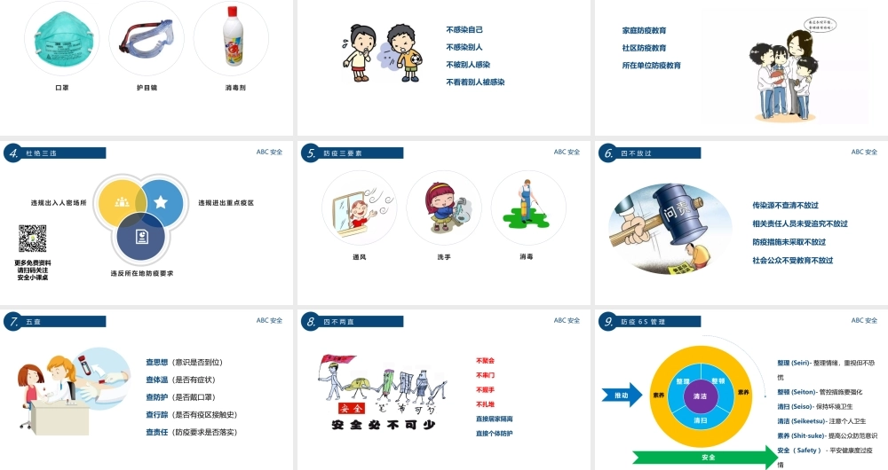 培训PPT以安全生产思维防控疫情