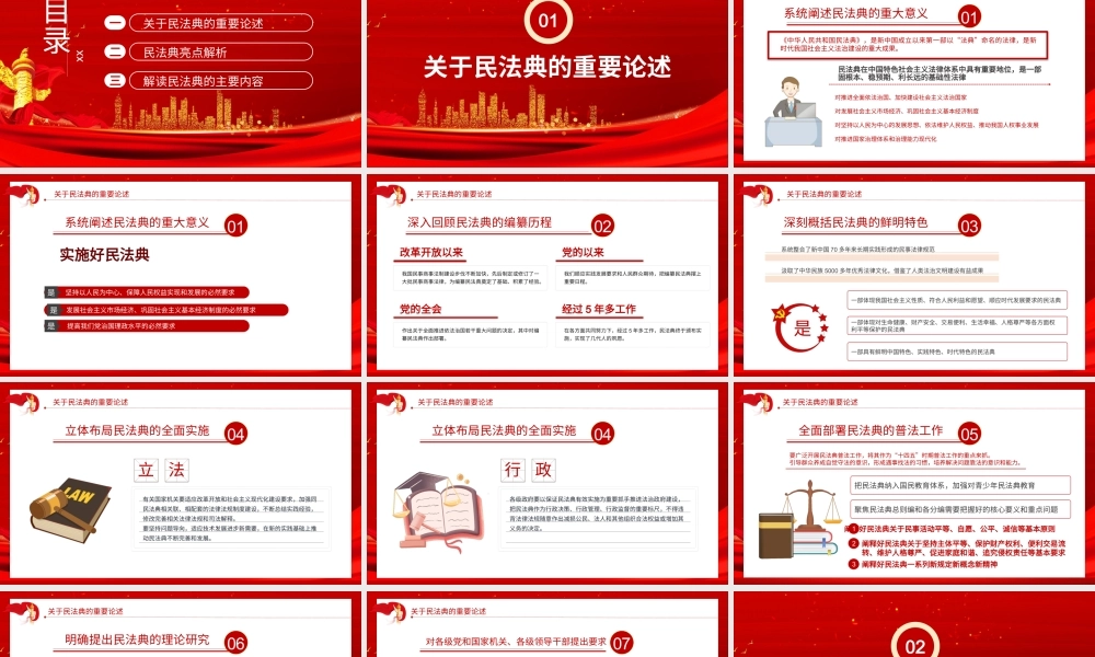 学习民法典培训课件PPT