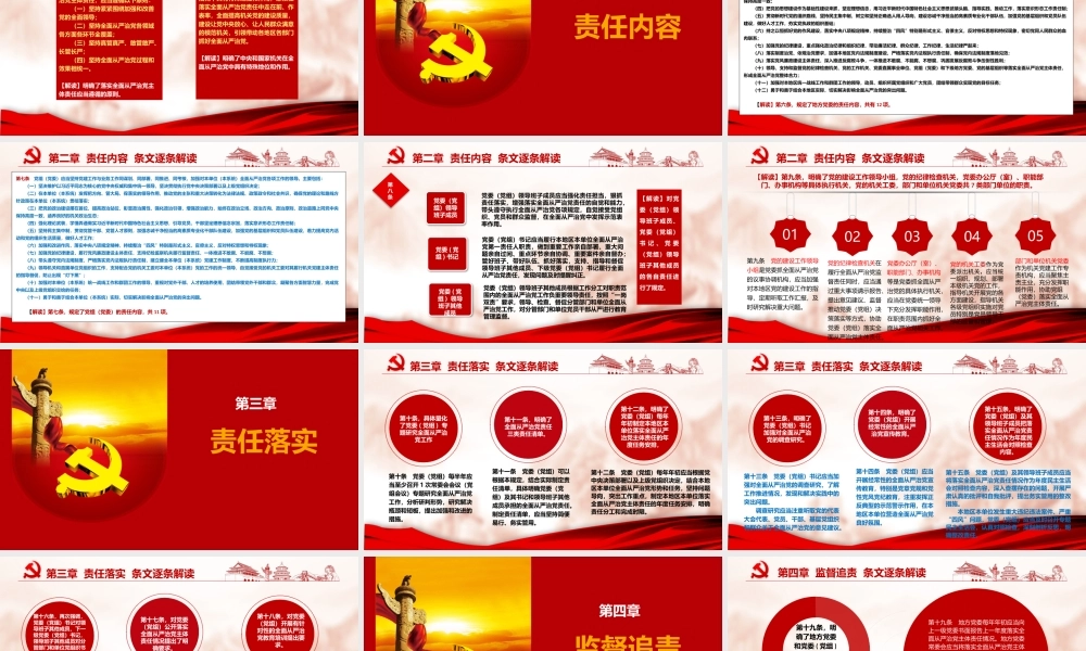 《党委（党组）落实全面从严治党主体责任规定》专题辅导ppt