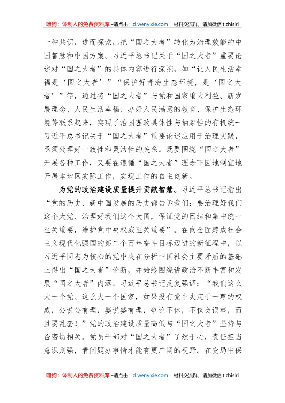 在理论学习中心组国之大者专题研讨交流会上的发言材料_第2页