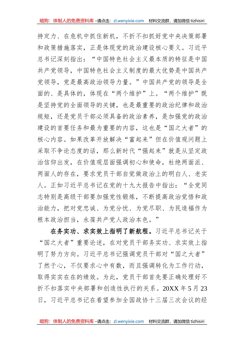 在理论学习中心组国之大者专题研讨交流会上的发言材料_第3页