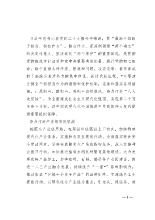 市委书记学习感悟