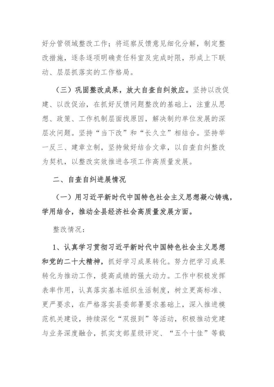 工委自查自纠情况报告_第2页