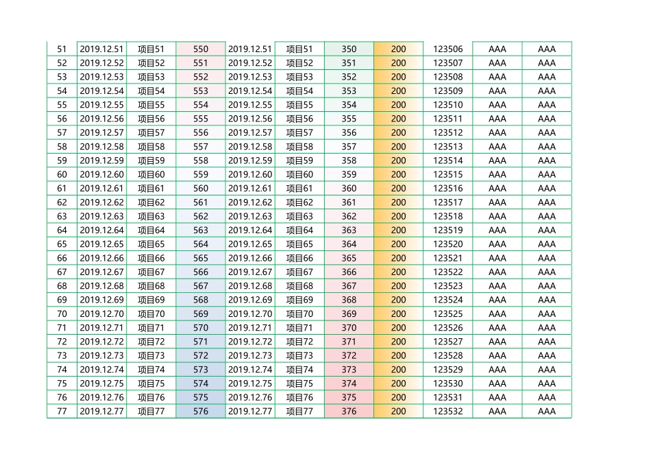 财务收支日记账表_第3页