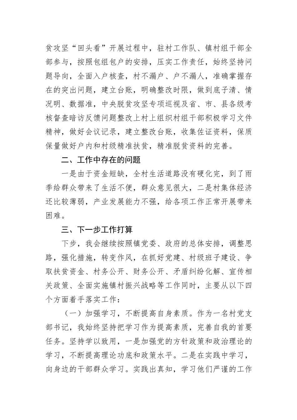 2023年村党支部书记工作总结_第3页