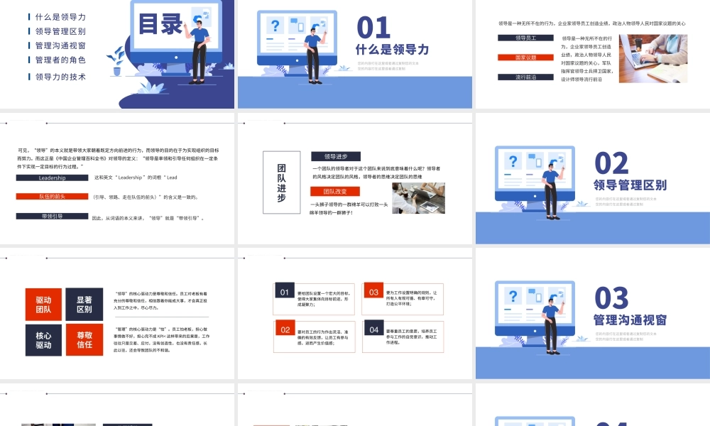 企业管理层培训领导力与领导艺术动态PPTPPT