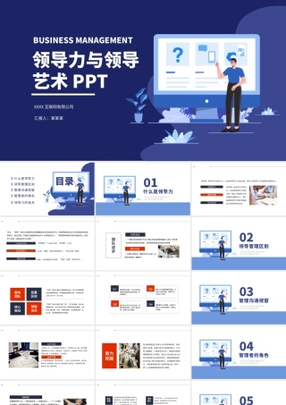 企业管理层培训领导力与领导艺术动态PPTPPT