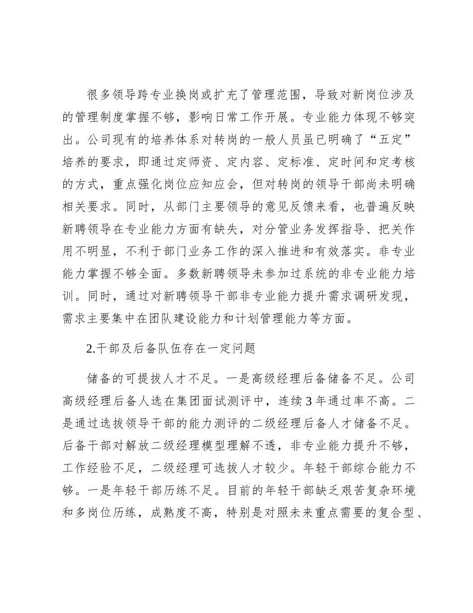国企（公司）干部年轻化工作调研报告_第3页