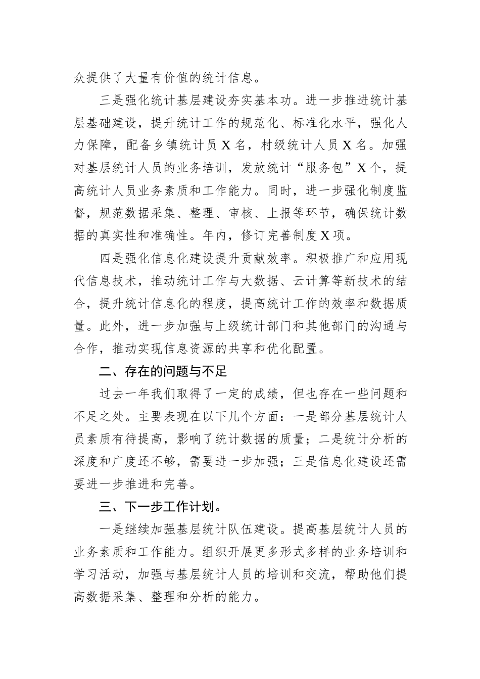 2023年市统计局工作总结及下一步工作计划_第2页