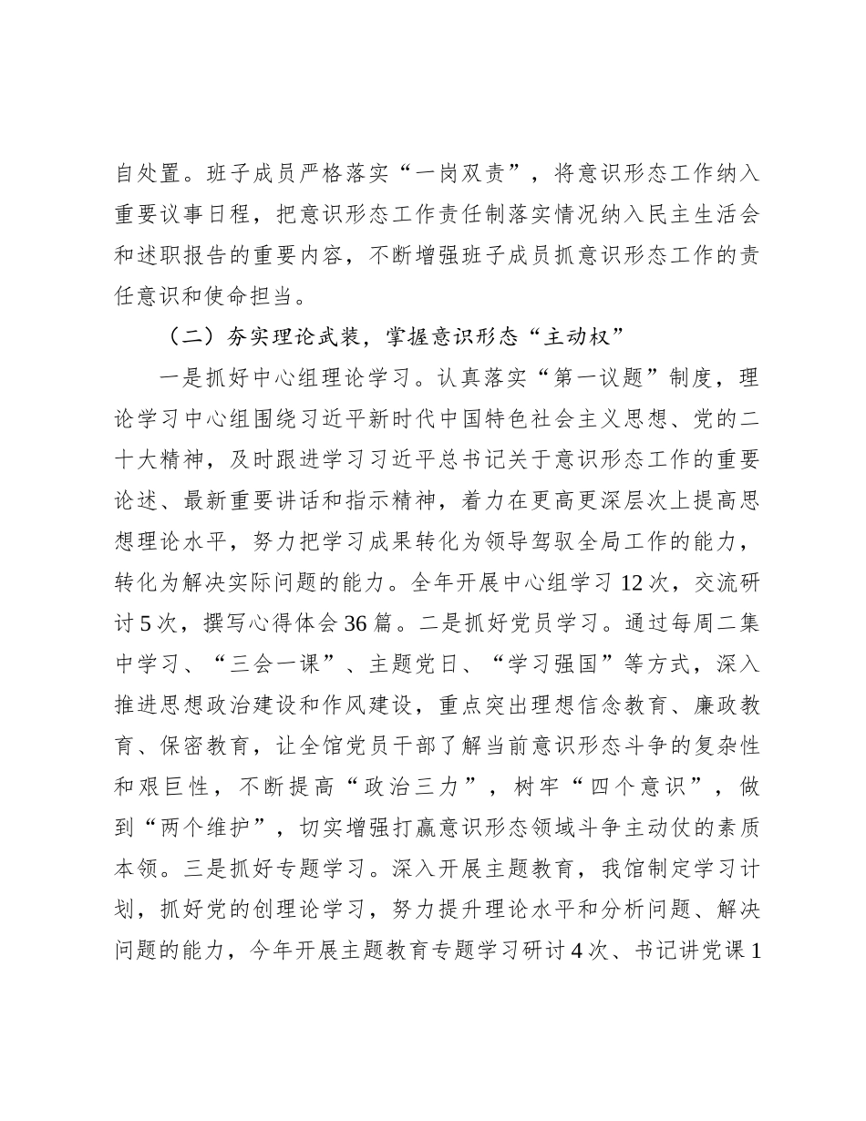 2023年履行意识形态工作责任情况报告_第2页