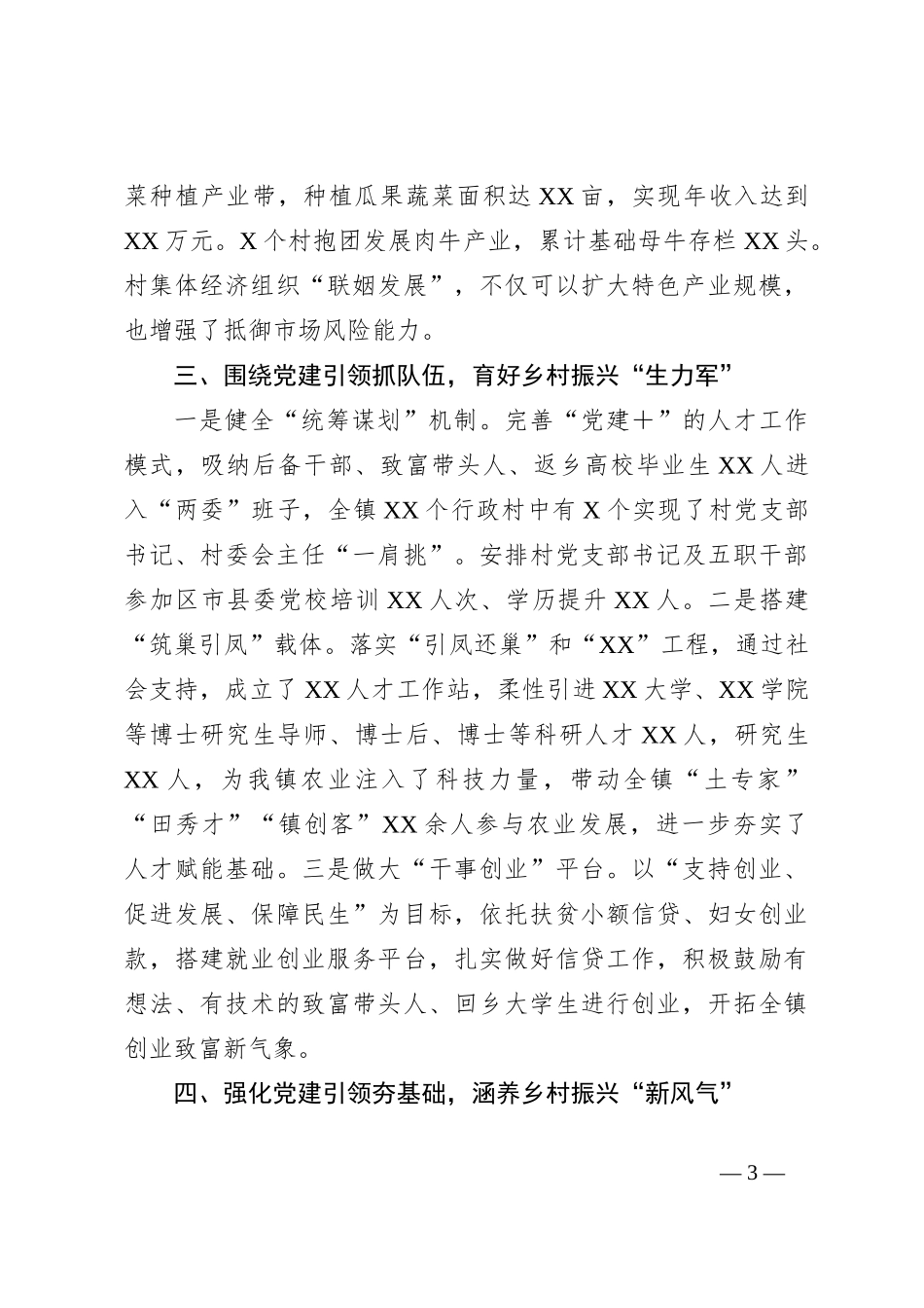 立足优势发展特色产业，党建引领建设XX_第3页