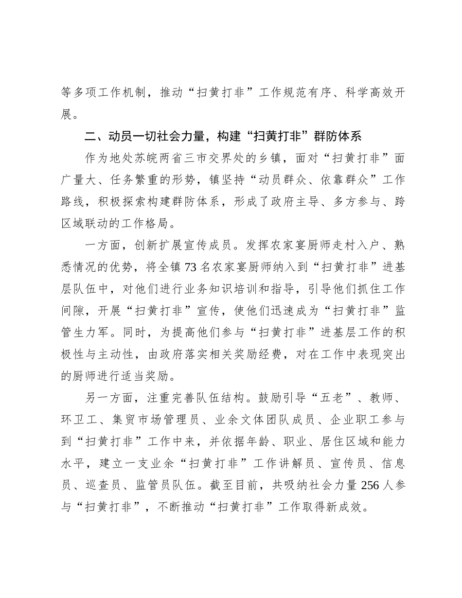 镇“扫黄打非”工作情况汇报_第2页