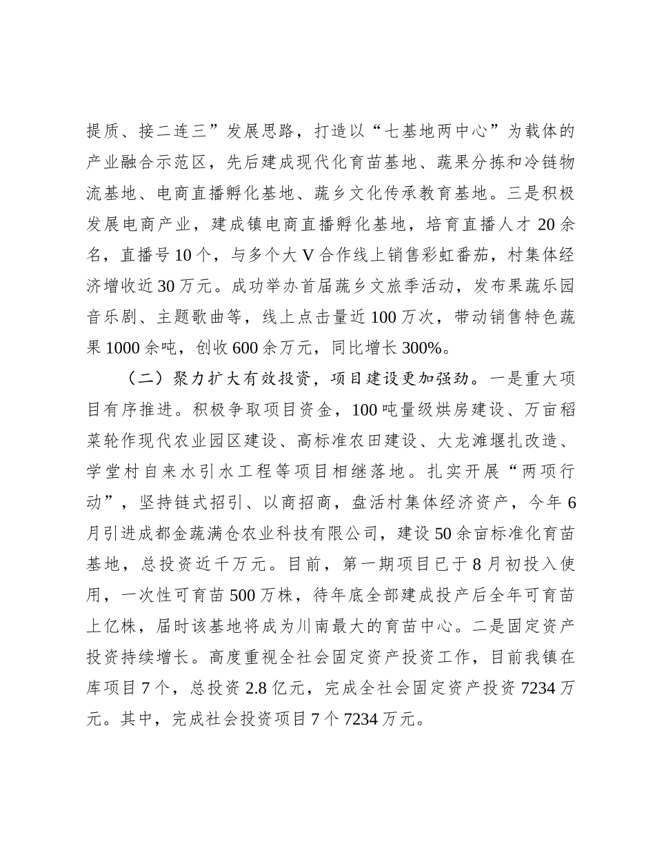 镇2023年工作总结和2024年工作谋划_第2页
