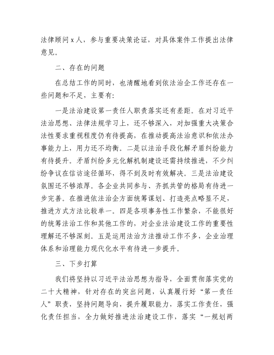 党委书记2023年度述法报告_第3页