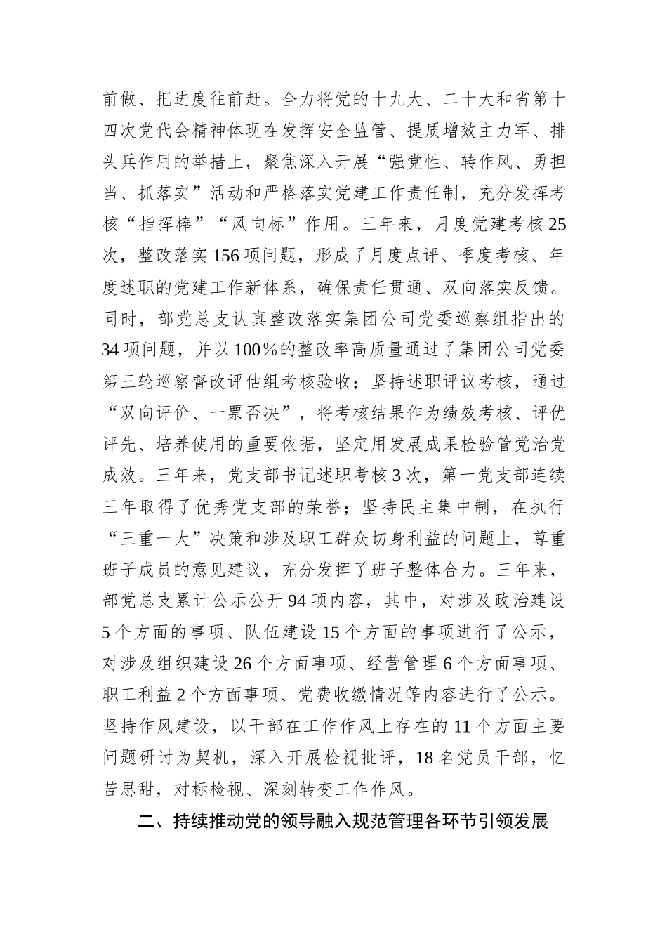 集团公司党总支换届选举报告_第3页