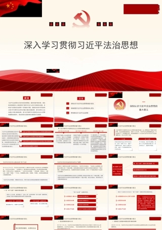 1深入学习贯彻习近平法治思想1