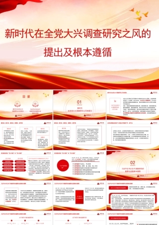 1新时代在全党大兴调查研究之风的提出及根本遵循（主题教育）1