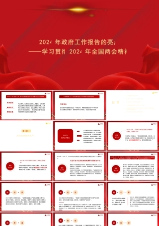 1学习贯彻全国两会精神之2024年政府工作报告的亮点解读1