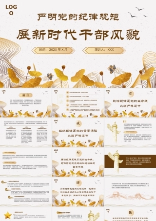 严明党的纪律规矩展现新时代干部风貌PPT（20240614）